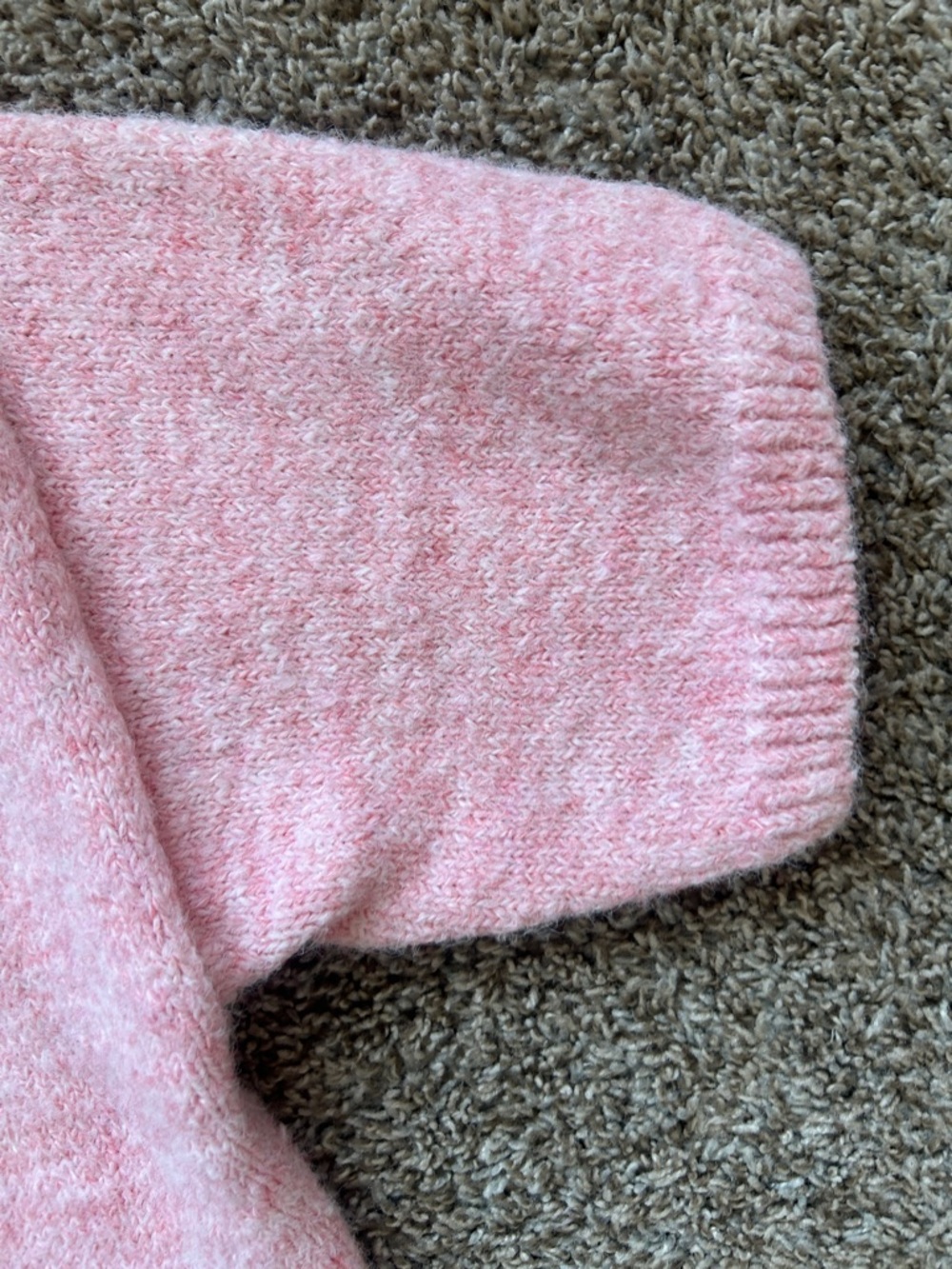 Mikarose Soft Pink Button Front Short Sleeve Cardigan - Picture 5 of 6